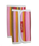 Kids Glocal ベビー よだれパッド レッド×ピンク フレンチストライプ ANG-PAD-RED