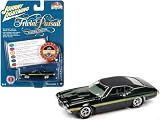 Johnny Lightning 1/64 フォード グラントリノ 1972 ダークグリーン Trivial Pursuit Gran Torino ミニカー [並行輸入品]