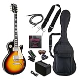 PhotoGenic エレキギター 初心者入門ライトセット LPタイプ LP-260/BS ブラウンサンバースト [ソフトケース/シールド/ミニアンプ/チューナー/ストラップ/ピック/ピックケース/弦/調整用レンチ付属]