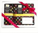 出産祝い ギフト すぐ使える ベビー おむつ替えマット＆おむつポーチ２点/ブラウンマーブルチョコドット