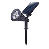 CADIMA Landscape Solar LED Spotlight Garden Decor Solar Lighting Waterproof Outdoor Solar Accent Lig