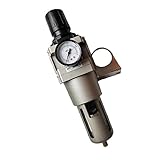 Fenteer エア　レギュレーター　1/4 インチ　フィルター　水分　圧力計付き　コンプレッサー　 - AW5000-10 1/4 インチ