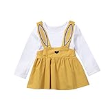 Minesiry DRESS ベビー・ガールズ US サイズ: 1-2T カラー: イエロー