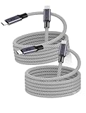 BUDDY マグネット ケーブル タイプC pdパワーデリバリー 急速充電 磁力吸着 絡まない ケーブル Type-C 60W/PD対応 形状記憶 usbc&usbcケーブル金属製コネクタType-Cケーブル二重ナイロン iPhone16 15 /MacBook Pro/Air/iPad/Galaxy Android スマホ等対応 (Type-C to C, 2本シルバー, 1.2m)