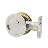 Kwikset ZZ334 15 CP RND PCKT DR 93340-024 Round Pocket Door Passage, Satin Nickel by Kwikset