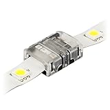 LEDテープライト用 テープ連結コネクタ【5ヶセット】幅10mm 連結コネクター 半田付け不要 単色 SMD5050 2pin 非防水 LEDテープ