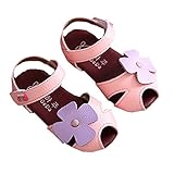 GoGokids可愛い　ベビー　女の子　サンダル　つま先　保護　お花　モチーフ 女児 子供靴シューズ 結婚式 発表会 演奏会 入園式 卒園式 ドレス