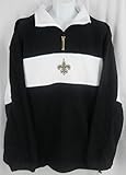 New Orleans Saints nflチームアパレル1 / 4 Zip Fleece Pulloverサイズ3 x