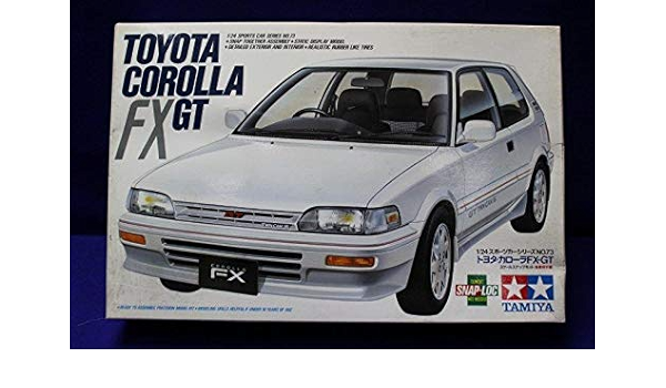 Amazon Tamiya タミヤ 1 24 スポーツカーシリーズ トヨタ カローラfx Gt プラモデル プラモデル 通販