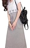 ShuShu cloth マタニティー ウェア 授乳服 ワンピース ねこ Tシャツ セット ワンピ (グレー)