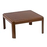 山善(YAMAZEN) 家具調和洋風こたつ(継脚付)(80正方形) ブラウン SKY-F801H(MB)