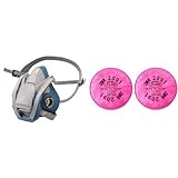 3M 防毒マスク面体 6500QL Mサイズ & ろ過材 2091