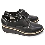 [クラークス] レディース本革シューズ シャロンノエル 474G レースアップ ウェッジソール...