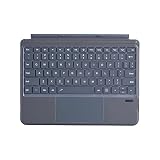 Bluetoothキーボード ワイヤレスキーボード Microsoft surface GO 4/ GO 3/GO 2/GO に適応 US英語配列 [78キー] 軽量 分離式 Smart keyboard タッチパネル ブルートゥース USB-C充電口 TJK-JP (バックライト無し)