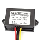XDiscount DC 12V (9V~18V)- DC19V 1A 19W ノートブック用 防水 電源 コンバータ レギュレータ