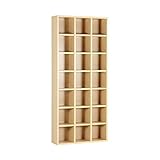 arne 本棚 日本製 完成品 3列 7段 幅75cm 高さ170cm 可動棚 シェルフ コミック収納 ラック H-001 3×7 ナチュラル