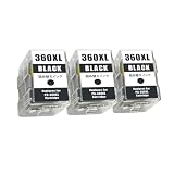BC-360 BC-361 キヤノン用 詰め替えインク BC-360XL(顔料ブラック)×3 大容量 個包装 対応機種: PIXUS TS5430 / PIXUS TS5330 【YUBOYA】