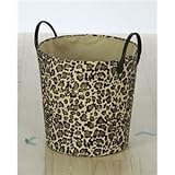 東谷 AZUMAYA  アニマル柄バスケット丸 W32.5xD32.5xH33cm