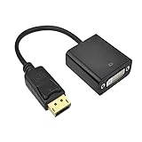 DVI アダプター - DisplayPort のために女性を黒人男性に Caxico DisplayPort の DVI ディスプレイに接続するデスクトップとラップトップを有効に