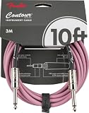 Fender フェンダー ギター＆ベース用ケーブル Contour™ Instrument Cable, Burgundy Mist, 10' 3.05m