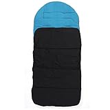 GoodsLand 【全2カラー】 ふかふか ベビー フットマフ ベビーカー ダウン フリース 素材 秋 冬 用 防寒 防風 あったか 寝袋 (ブルー) GD-BABSLAF-BL