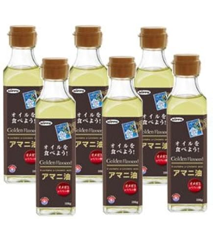 Amazon | ニップン 日本製粉 Golden Flaxseed アマニ油 186g × 2本