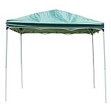 アイリスプラザ タープテント ワンタッチ 2.5×2.5M グリーン シルバーコーティング UVカット