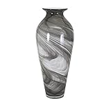 IMAX 47690 Marbleized Oversized Glass Vase by Imax