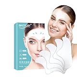 YAYAMIYA 額のしわパッチ 10 個 - 加水分解コラーゲンとスベリヒユエキス、アロエベラエキス、額のしわケア、小じわやしわを滑らかにします。