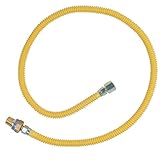 Brasscraft cssl45r-36 P安全Plusガスアプライアンスコネクタwith 3 / 8 " OD EFVと1 / 2 " MIP x 1 / 2インチFIP x 36 "