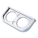 Fityle 歯ブラシスタンド＋カップ（2本）　スタイリッシュ　セラミック　ミラー仕上げ　シルバー　バスルーム　高品質