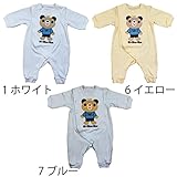 【SiShuNon/シシュノン】定番クマフィットオール 70 6 イエロー