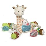 Mary Meyer Sophie la girafe Adorable Stuffed Animal Activity Plush Toy inホワイト/ブラウン, Includes Excitin