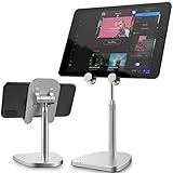 スマホスタンド ipadスタンド タブレットスタンド アルミ合金製 360°回転 角度＆高さ調整可 生放送 女優 ライブ 充電スタンド 携帯