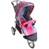 AmorosO Single Jogging Stroller Black/Red 12 [並行輸入品]