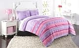 AHF Kids Brand, Rachel Pattern, Cotton Bedding Set, Twin Size, (75701) [並行輸入品]