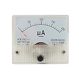 アナログ電流計　電流パネルメーター　テスト 85C1-A DC 0-200uA