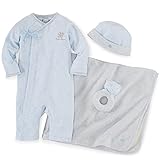 RALPH LAUREN ラルフローレン 男の子用ギフトボックス入り出産祝い豪華4点セット [並行輸入品]