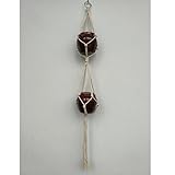 キコード ロープ 手作り編組 つり花かご バッグ 花のポットホルダー 植物ハンガー 庭園