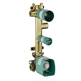 Hansgrohe(ハンスグローエ) 埋込部 サーモスタット 38 x 12  3アウトレット (ハンスグローエ ジャパン公式・日本規格適合品)