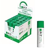 トンボ鉛筆 スティックのり シワなしPiT (薄い紙でも貼りやすい) Gサイズ (39g) 20本 PT-GAS-20P