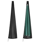 パラソルカバー 192CM 防塵 耐熱 風飛び防止 撥水 防雪 オックス210D パラソル用品 ガーデンパラソル用 ガーデニンググッズ 一年保証