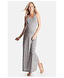 Seraphine セラフィン マタニティワンピース Magda ニットノースリーブマキシ丈マタニティワンピース UKサイズ8 グレー