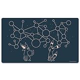 海外限定 ポケモンカードゲーム プレイマット エーフィ&ブラッキー 夜空の星座 Espeon & Umbreon Starry Constellations [並行輸入品]