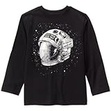 クレイジーエイト Crazy 8/ スペースヘルメットティ ブラック トップス長袖Tシャツ M【並行輸入】