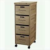 キッチンストッカーワゴン　キャスター付き 　ＩＭ－ＢＬＲ259