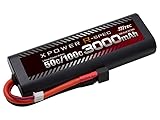 ハイテック エックスパワー Rスペック XPR3000-RD-B Li-Po 7.4V 3000mAh バッテリー 50C/100C T型ディーンズコネクター リチウムポリマー リポ 2セル ラウンドタイプ 大容量 耐久性 ラジコン RC 電動 PSE適合 日本正規品 XPR3000-RD-B