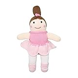 Zubels 100% Hand-Knit Bella the Ballerina Rattle Toy All Natural Fibers [並行輸入品]