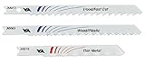 Vermont American 30083 3-Piece Bi-metal U-shank Jig Saw Blade Set [並行輸入品]