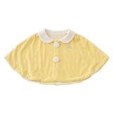 (チャックル) chuckle * ボンシュシュ * パステル 星型 ベロア マント イエロー 60-90cm P5421-00-41